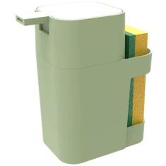 Dispenser Porta Detergente Esponja Sabão Liquido 600ml De Pia Cozinha 