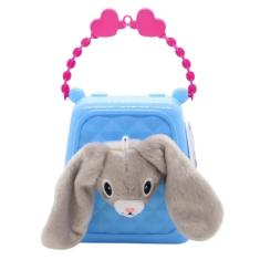 Cute PETS Pelucia Coelho com Bolsa Azul SHINY TOYS 1219