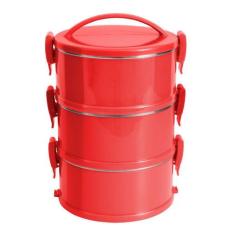 Marmita termoprática vermelha conjunto 3 unidades - NORB