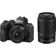 Câmera Nikon Z50 II Mirrorless com lente Z DX 16-50mm f/3.5-6.3 VR + Z DX 50-250mm f/4.5-6.3 VR