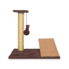 Arranhador Gatos Poste Com Rampa E Brinquedo Exclusivo