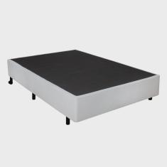 Cama Box Casal Estrutura em Madeira Maciça 138x188x38cm