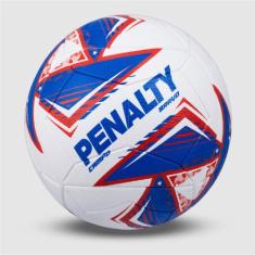 Bola De Futebol Campo Penalty Bravo XXV, 5, Azul, Vermelho