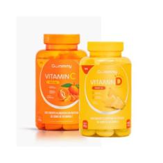 Suplemento Alimentar Gummy Vitamina C + Vitamina D Combo