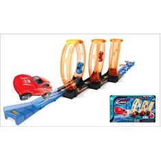 Brinquedo Pista e lançador de carrinhos rapid world