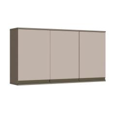 Armário Aéreo Cozinha Modulado Connect C/ 3 Portas Duna/cristal - Henn