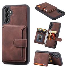 Capa de Estojo Carteira para Samsung Galaxy A14 5G, capas protetoras anti-quedas de couro PU vintage para capas protetoras contra quedas para Samsung Galaxy A14 5G para mulheres e homens Capa de Estoj