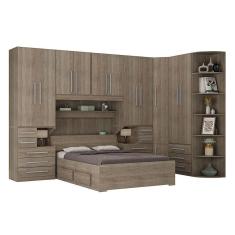 Dormitório Queen Size Sem Cama 1344s Castanho