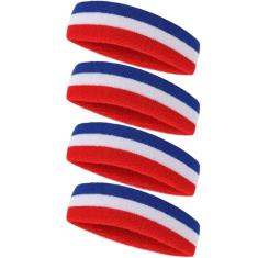 Tanluhu Bandanas esportivas para homens e mulheres, faixa de suor de tecido felpudo para tênis, corrida, basquete, malhar, executar - faixa de cabeça de algodão atlética para uso ao ar livre