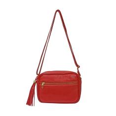 Bolsa Pequena Transversal Feminina Leve Barata em Couro