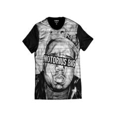 Camiseta Biggie Notorious Big Rapper Hip Hop King - Di Nuevo, Preto, X