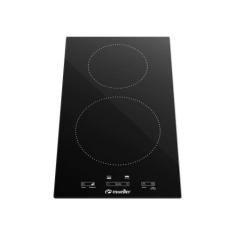 Cooktop de Indução 2 Bocas Mueller Painel Touch Preto - Mueller Fogões