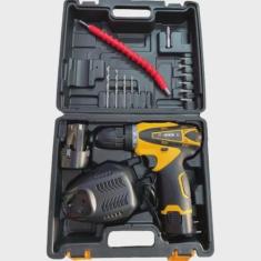 Parafusadeira Furadeira Bivolt 26v C/ 2 Baterias - 18 Peças - nakasaki