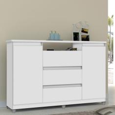 Cômoda 3 Gaveta 2 Portas Vênus Móveis Primus Branco