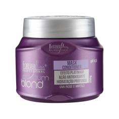 Máscara Matizadora Platinum Blond Forever Liss 250g, Uva Rosê e Mirtil