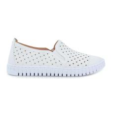 Tênis Feminino Santinelli Slip On Recortes Branco - 1528-Feminino