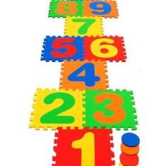 Tapete Infantil De Amarelinha 10 Peças Gigantes 34X34