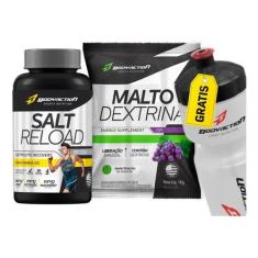 Maltodextrina 1Kg + Salt Reload Cápsulas De Sal + Squeeze Bodyaction