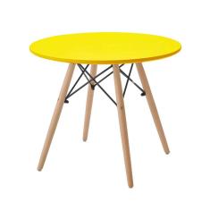 Mesa Infantil Base Madeira Eiffel Rivatti Móveis Amarelo