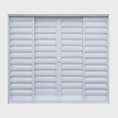 Janela de Alumínio Veneziana de Correr 100x150cm 4 Folhas Sem Vidro Soft Plus mgm