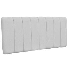 Cabeceira Cama Box Painel Casal 140 Cm Dubai W01 Cinza