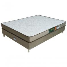 Conjunto Cama Box E Colchão Casal Becflex Gold