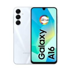 Celular Samsung Galaxy A16, 256gb + 8GB Ram, Câmera De Até 50mp, Tela 6.7, Nfc, Ip54, Bateria 5000 Mah Cinza - 256 Gb - Bi-volt