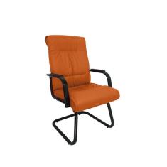 Cadeira Interlocutor para Escritório Linha Itália Laranja