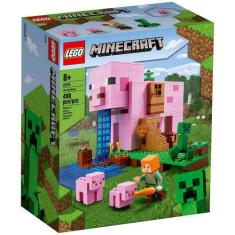 Lego Minecraft A Casa Do Porco 21170 - 490 Pecas