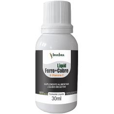 Liquid Ferro Cobre - Suplemento em Gotas - 30ml - Invebra, Natural Science
