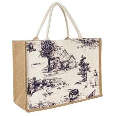 Hibala Bolsa de praia grande de tecido de palha feita à mão com borla de ombro, Bege, Large