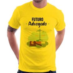 Camiseta Futuro Advogado - Foca na Moda, Amarelo, P