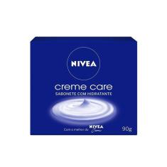 Sabonete Nivea Hidratante Creme Care 90g Embalagem com 12 Unidades