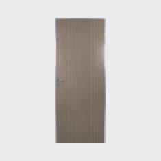 Kit Porta de Madeira Lisa 212x65cm com Batente de Alumínio 3,6cm Ecomadeiral mgm