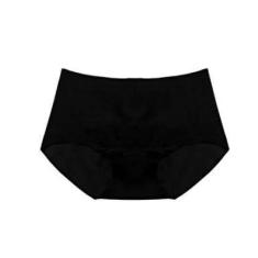 Calcinha Cintura Alta Microfibra Nude HOPE Lingerie - Ref.3085, Preto,