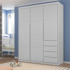 Guarda-Roupa Pérola Phoenix Baby Cinza