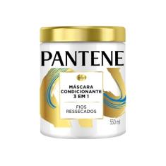 Máscara pantene Pro-Vitaminas 3 em 1 Condicionante 550ml. Fios ressecados