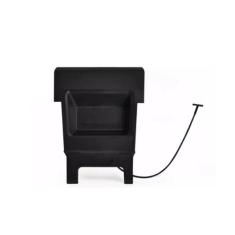 Acabamento Tampa Spoiler Astra Dianteiro Direito Preto - Autoplast