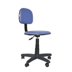 Cadeira Secretaria Giratoria Polo - Maiart, Azul Claro, Couro Sintetic