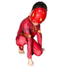 Roupa Fantasia Infantil Longa Flash Com Enchimento C/mascara - Alicia 