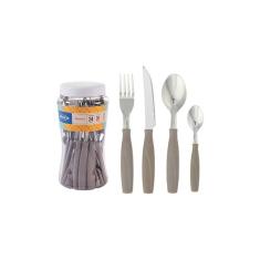 Jogo Faqueiro Itaparica 24 Peças Inox Brinox Conjunto Talher