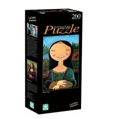 Quebra-cabeça Mona Lisa 260 Peças - Nig Brinquedos