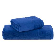 Buddemeyer Jogo de Toalhas Hannah Intense Air Banhão Azul 2 peças