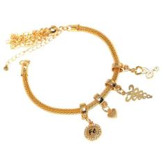 Pulseira Berloque Tratamento Fisioterapia Folheado 18k - Milena Folhea