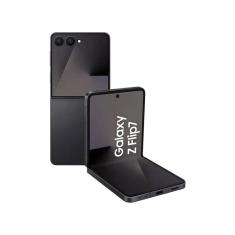 Smartphone Samsung Galaxy Z Flip7 512GB 5G - JetBlack, Tela dobrável de 6.9&quot;, 12GB de RAM