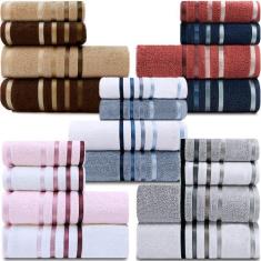 Jogo de toalhas Banhão Gigante Karsten Lumina 4 Peças - Fio Penteado -