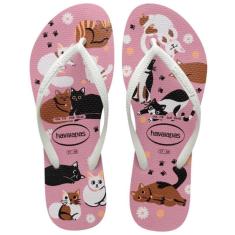 Chinelo Havaianas Slim Pets Feminino-Feminino