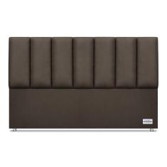 Cabeceira South Linho Marrom Sup King (11x195x125) - Ortobom