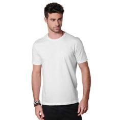 Camiseta Masculina Básica Comfort Branca