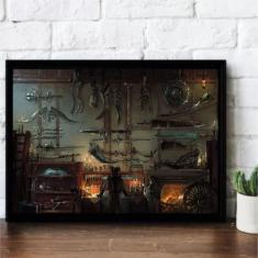 Quadro Decorativo Bloodborne Mod 651 Tam 33cmx45cm - Sempre Viva Home